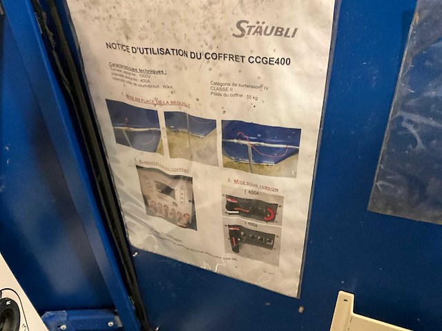 Staubli ccge 400 hoogspanning bouwaansluitkast - afbeelding 4 van  6