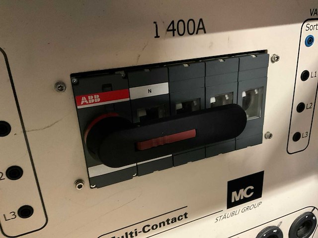 Staubli ccge 400 hoogspanning bouwaansluitkast - afbeelding 5 van  6