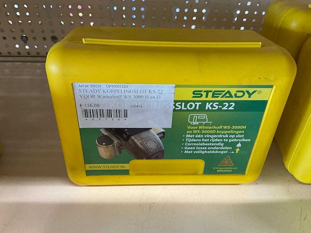 Steady ks-26 en ks-22 aanhanger koppelingsslot (2x) - afbeelding 3 van  3