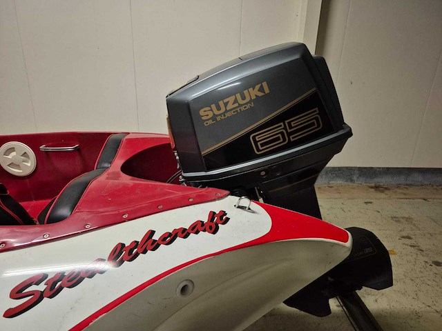 Stealthcraft - + 65 pk suzuki - race - speedboot met freewheel trailer - afbeelding 4 van  24