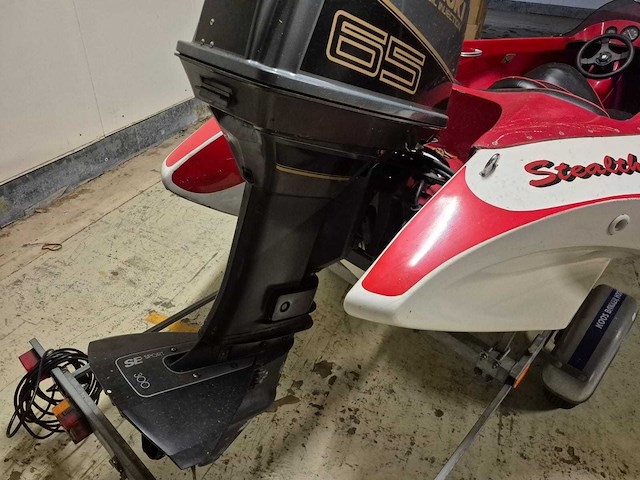 Stealthcraft - + 65 pk suzuki - race - speedboot met freewheel trailer - afbeelding 5 van  24