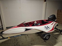 Stealthcraft - + 65 pk suzuki - race - speedboot met freewheel trailer - afbeelding 1 van  24