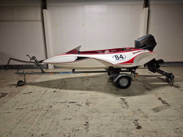 Stealthcraft - + 65 pk suzuki - race - speedboot met freewheel trailer - afbeelding 18 van  24