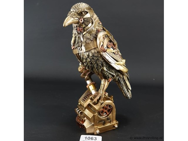 Steampunk kraai - afbeelding 1 van  5
