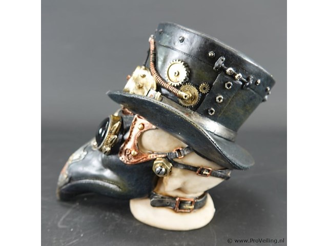 Steampunk plaagdokter buste - afbeelding 2 van  5