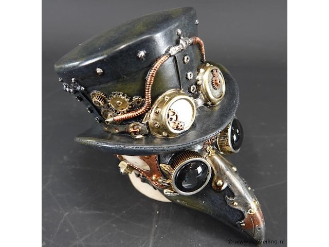 Steampunk plaagdokter buste - afbeelding 4 van  5