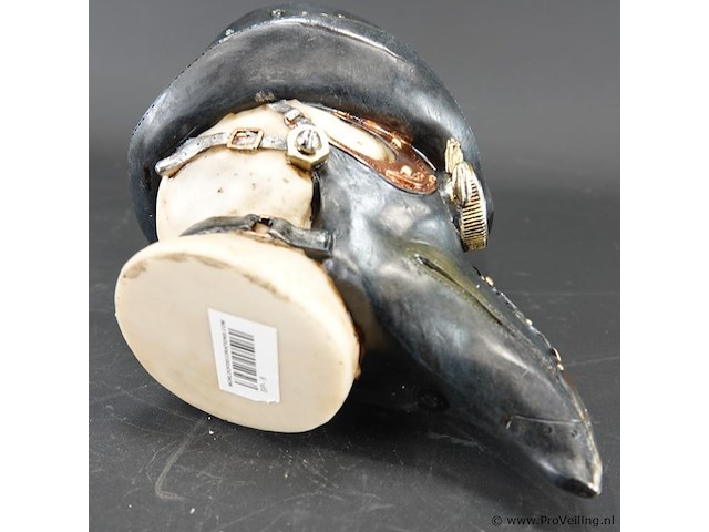 Steampunk plaagdokter buste - afbeelding 5 van  5