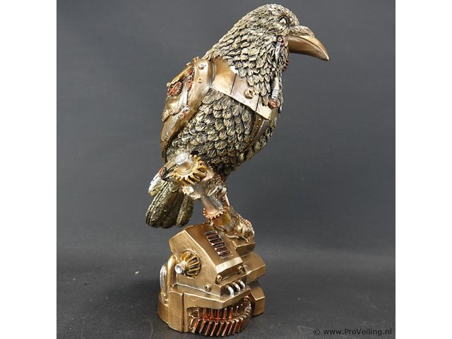 Steampunk raaf - afbeelding 4 van  5