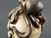 Steampunk schedel met octopus - afbeelding 3 van  5