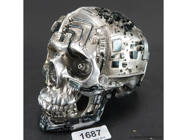 Steampunk schedel - afbeelding 1 van  5