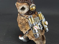 Steampunk uil - afbeelding 2 van  5
