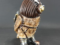 Steampunk uil - afbeelding 4 van  5