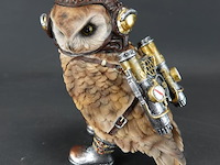 Steampunk uil - afbeelding 5 van  5