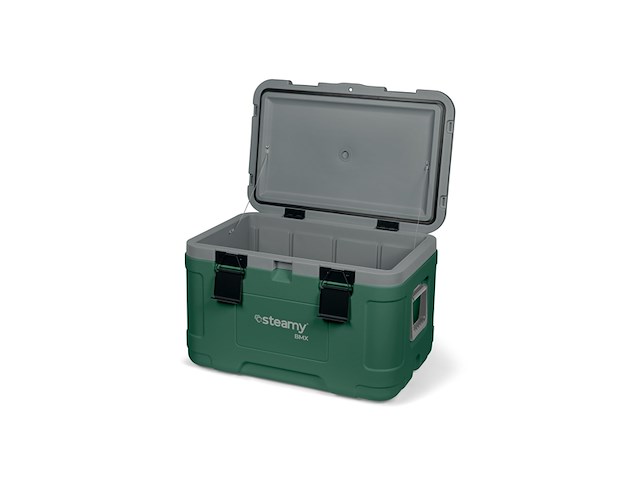 Steamy bmx 50 grote koelbox voor op de bouw 50 liter groen - afbeelding 3 van  4