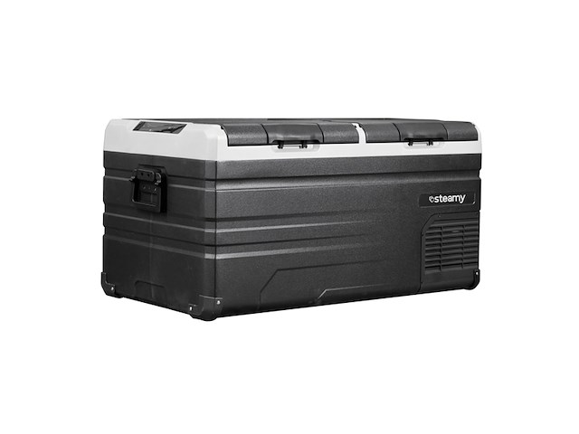 Steamy-e dual zone elektrische compressor koelbox dual zone 90 liter zwart - afbeelding 2 van  3