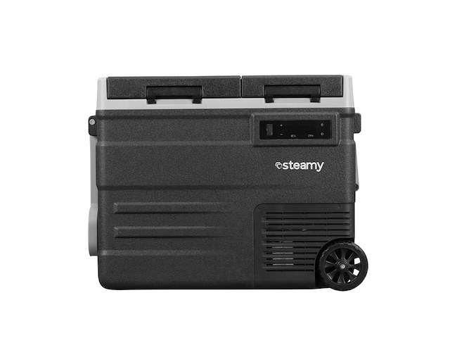 Steamy-e dual zone roller elektrische compressor koelbox 49 liter zwart - afbeelding 2 van  4