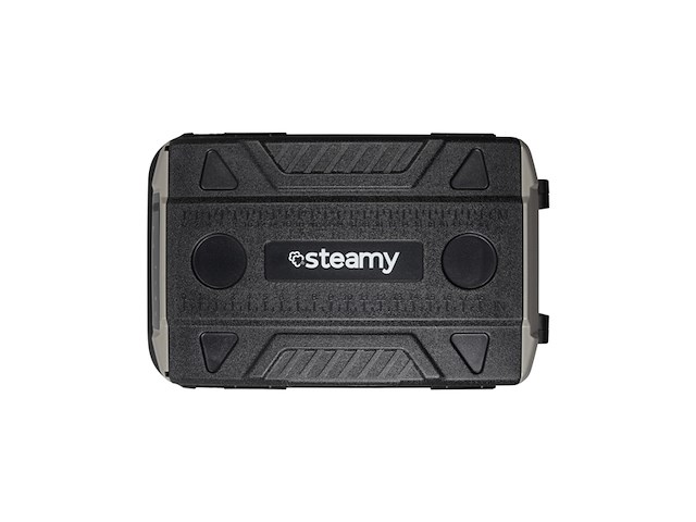 Steamy-e dual zone roller elektrische compressor koelbox op wielen 49 liter 12v en 230v zwart - afbeelding 2 van  4