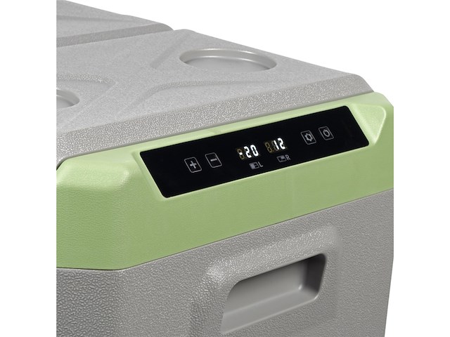 Steamy-e elektrische compressor koelbox 40 liter 12v en 230v grijs - afbeelding 3 van  4