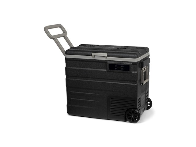 Steamy e single zone 65 roller elektrische compressor koelbox met wielen 65 liter zwart 12v/230v - afbeelding 1 van  4