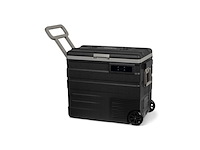 Steamy e single zone 65 roller elektrische compressor koelbox met wielen 65 liter zwart 12v/230v - afbeelding 1 van  4