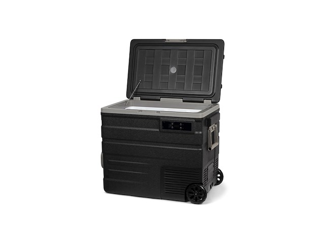 Steamy e single zone 65 roller elektrische compressor koelbox met wielen 65 liter zwart 12v/230v - afbeelding 2 van  4