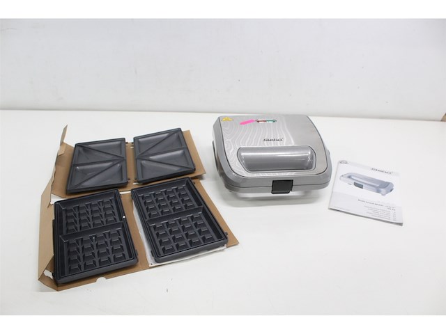 Steba sg65 sandwich maker 3 in 1 verwisselbare bakplaten 750w - afbeelding 5 van  6