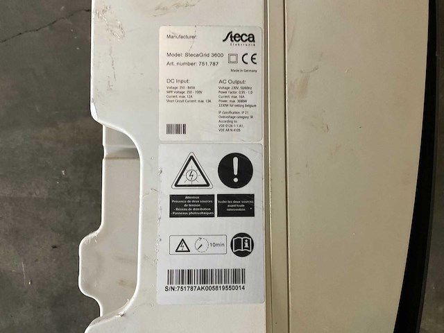 Steca stecagrid 3600 omvormer - afbeelding 4 van  5