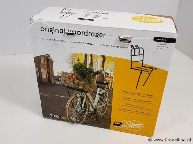 Steco voordrager - kleur mat zwart - afbeelding 1 van  1