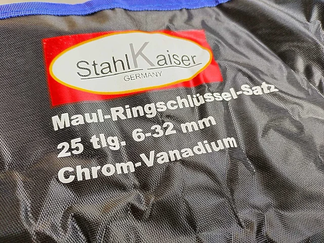 Steek- en ringsleutel 25 delig - afbeelding 4 van  4