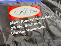 Steek- en ringsleutel 25 delig - afbeelding 4 van  4