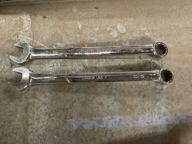 Steek- en ringsleutel (2x) - afbeelding 2 van  2