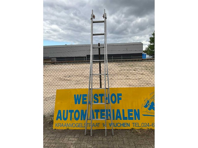 Steekladder 2x8 trede - afbeelding 1 van  3
