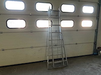 Steekladder 2x8 tredes - afbeelding 1 van  3