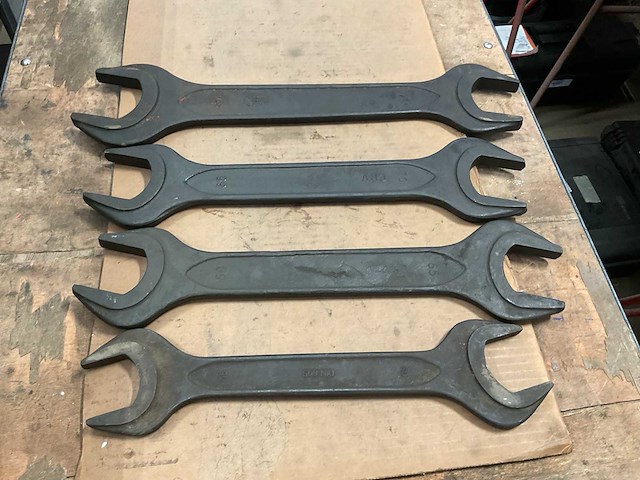 Steeksleutels groot formaat (4x) - afbeelding 2 van  3