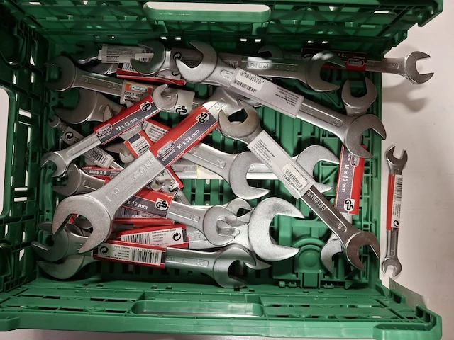 Steeksleutels mix maten 24 stuks - afbeelding 1 van  3