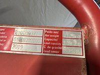 Steekwagen, fimm, 81008371, rood, voor gasflessen - afbeelding 3 van  3