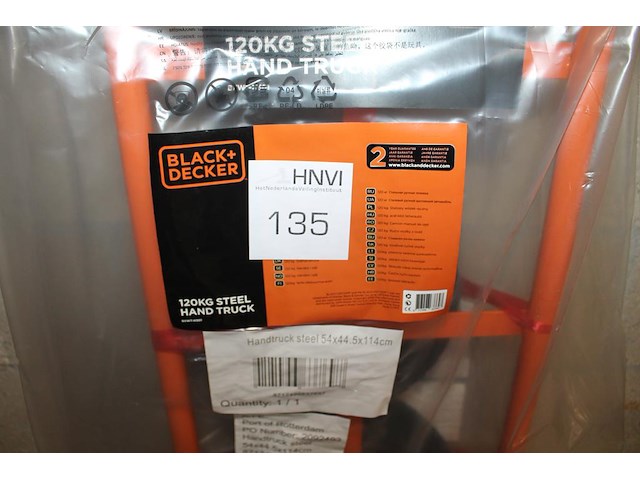 Steekwagen op luchtbanden banden black & decker. - afbeelding 2 van  2