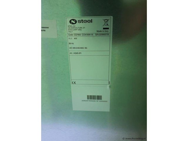 Steel aq9s-5fi inductiefornuis - afbeelding 6 van  7