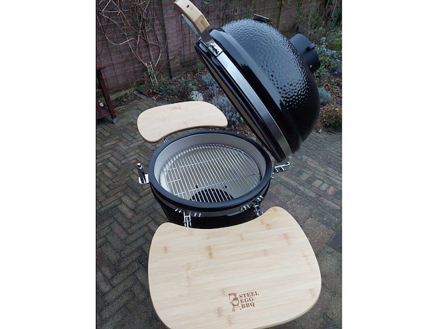 Steel egg kamado barbecue 21 inch - afbeelding 3 van  5