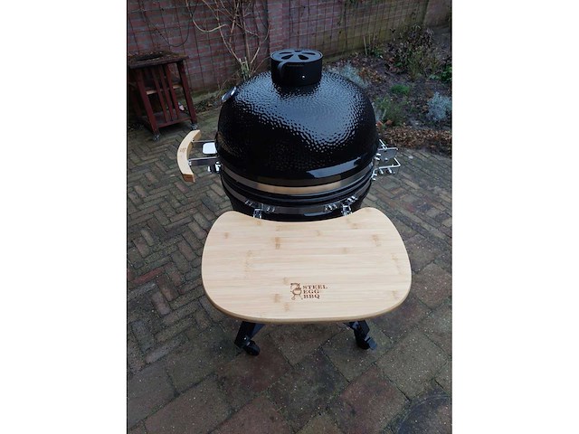 Steel egg kamado barbecue 21 inch - afbeelding 4 van  5