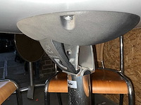 Steel mobile - horecameubilair - 4 tafels, 16 rvs stoelen + transportwagen - afbeelding 5 van  7
