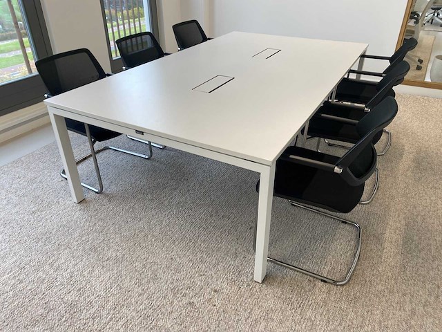 Steelcase - 6 persoons conferentie set + vloerkleed - afbeelding 3 van  24