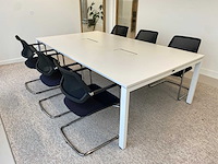 Steelcase - 6 persoons conferentie set + vloerkleed - afbeelding 1 van  24