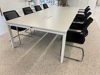 Steelcase - 8 persoons conferentie set 320x140 + vloerkleed - afbeelding 5 van  25