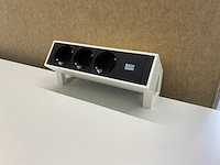 Steelcase - complete elektrische zit-sta werkplek 140x80 beige - afbeelding 23 van  39