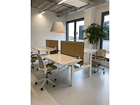 Steelcase - complete elektrische zit-sta werkplek 140x80 beige - afbeelding 5 van  39