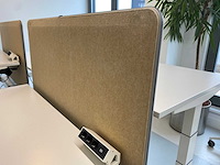 Steelcase - complete elektrische zit-sta werkplek 140x80 beige - afbeelding 20 van  39