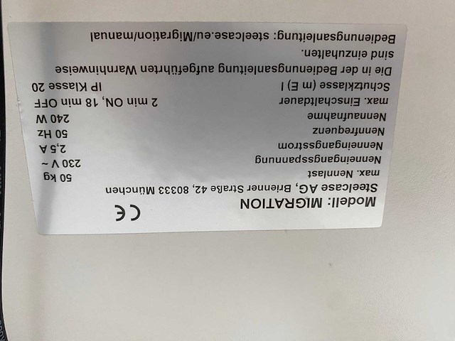 Steelcase - complete elektrische zit-sta werkplek 140x80 beige - afbeelding 33 van  39