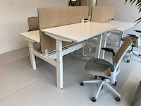 Steelcase - complete elektrische zit-sta werkplek 140x80 beige - afbeelding 38 van  39