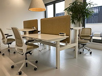 Steelcase - complete elektrische zit-sta werkplek 140x80 beige - afbeelding 35 van  39